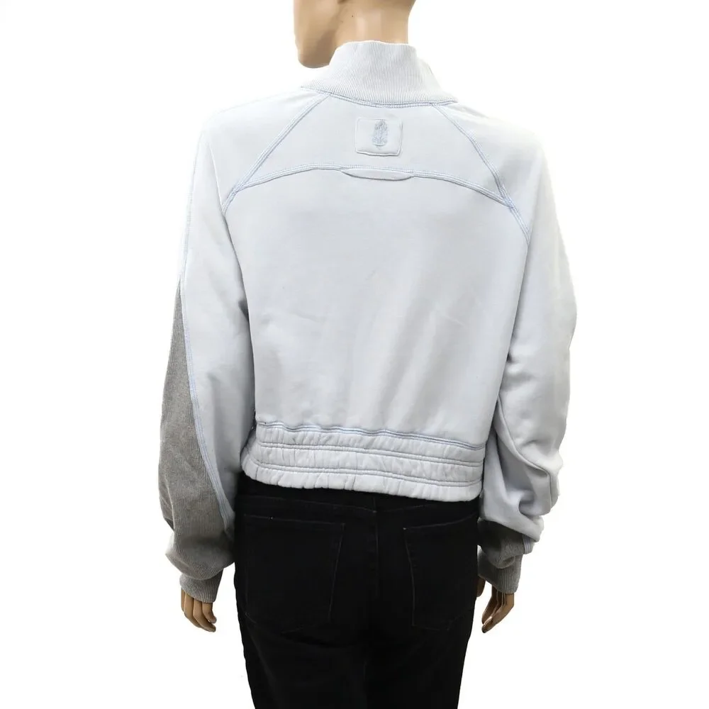 Free People FP Movement Out Of The Park Pullover Sweatshirt Cropped Top S 288893